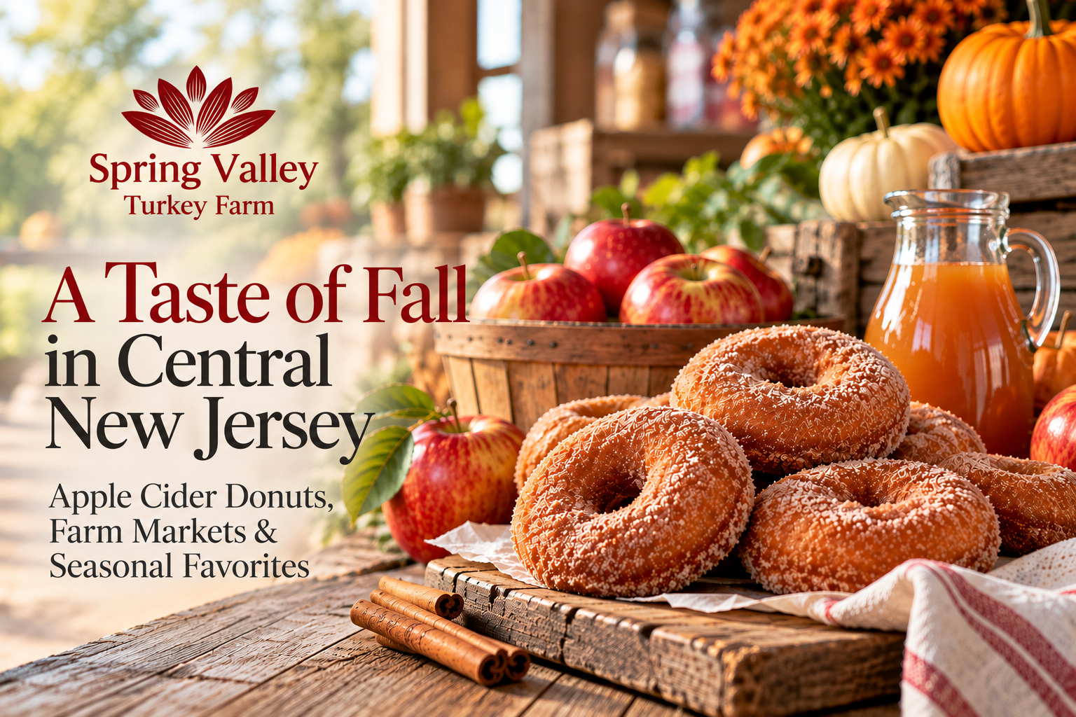A Taste of Fall in Central New Jersey: Apple Cider Donuts, Farm Markets & Seasonal Favorites